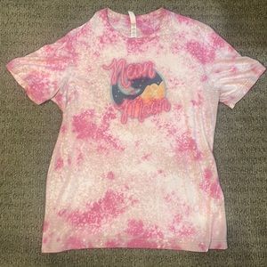 Bleached sublimation tee